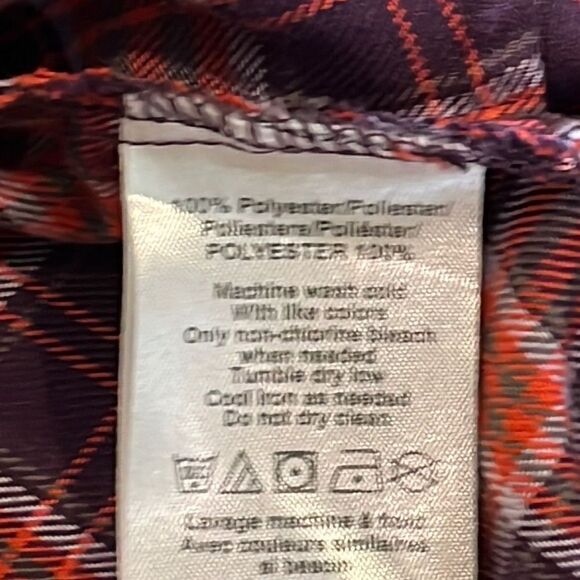 Burton Dryride Plaid Flannel Snap Front Shirt Medium - Picture 5 of 5